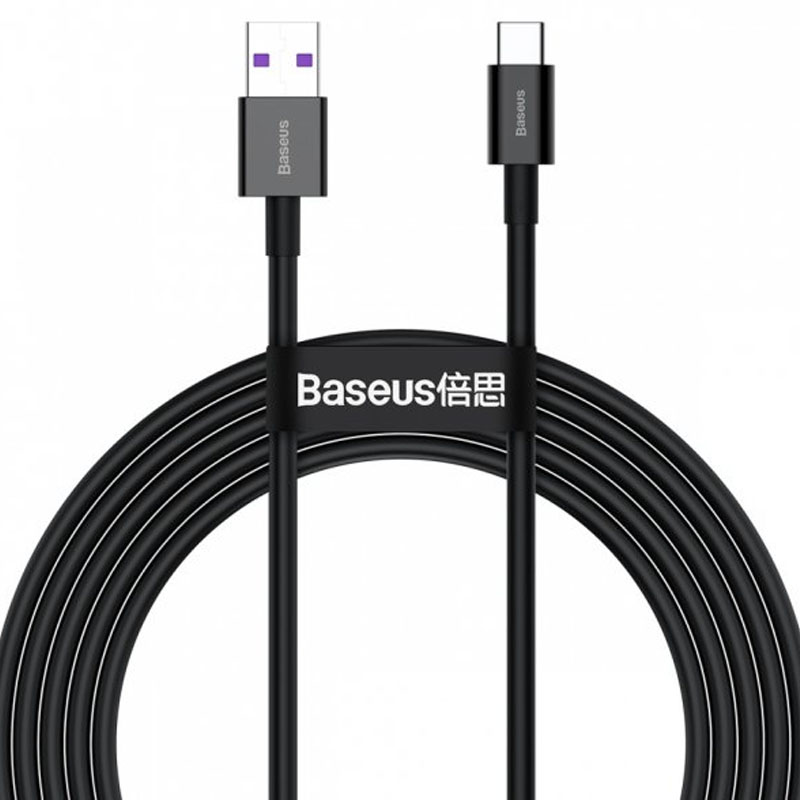 Дата кабель Baseus Superior Series Fast Charging USB to Type-C PD 66W (2m) (CATYS-A) (Черный)