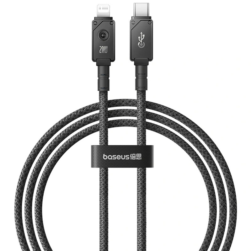 Дата кабель Baseus Unbreakable Series Fast Charging Type-C to Lightning 20W 2m (P10355803111-0) (Black)
