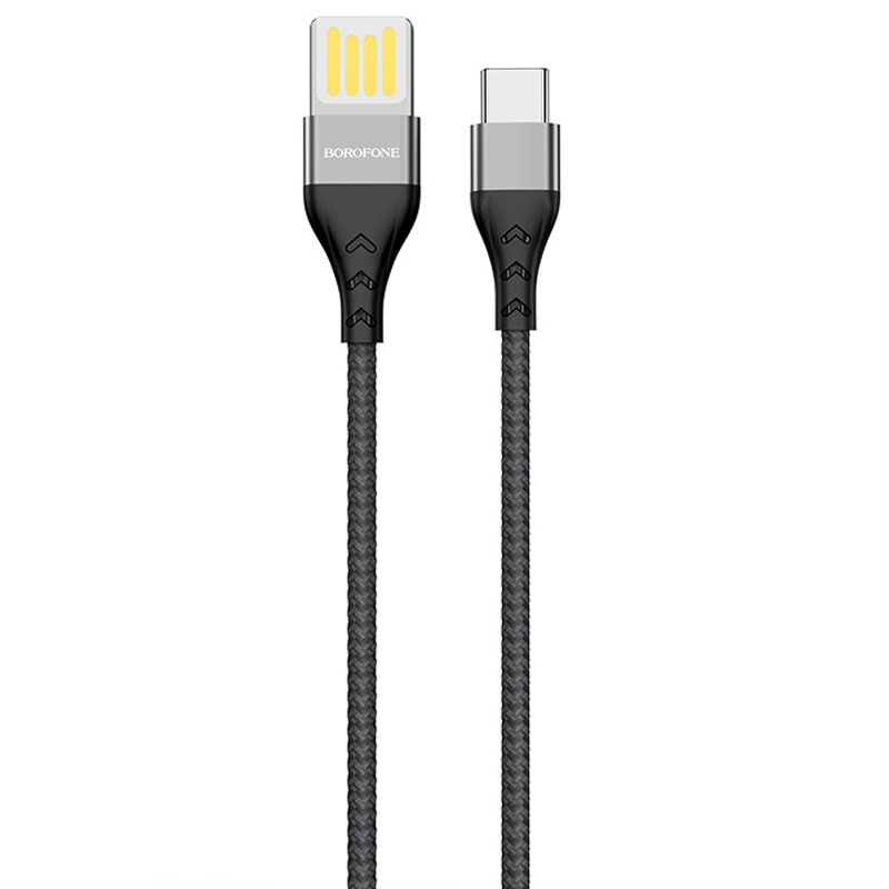 Дата кабель Borofone BU11 Tasteful USB to Type-C (1.2m) (Черный)