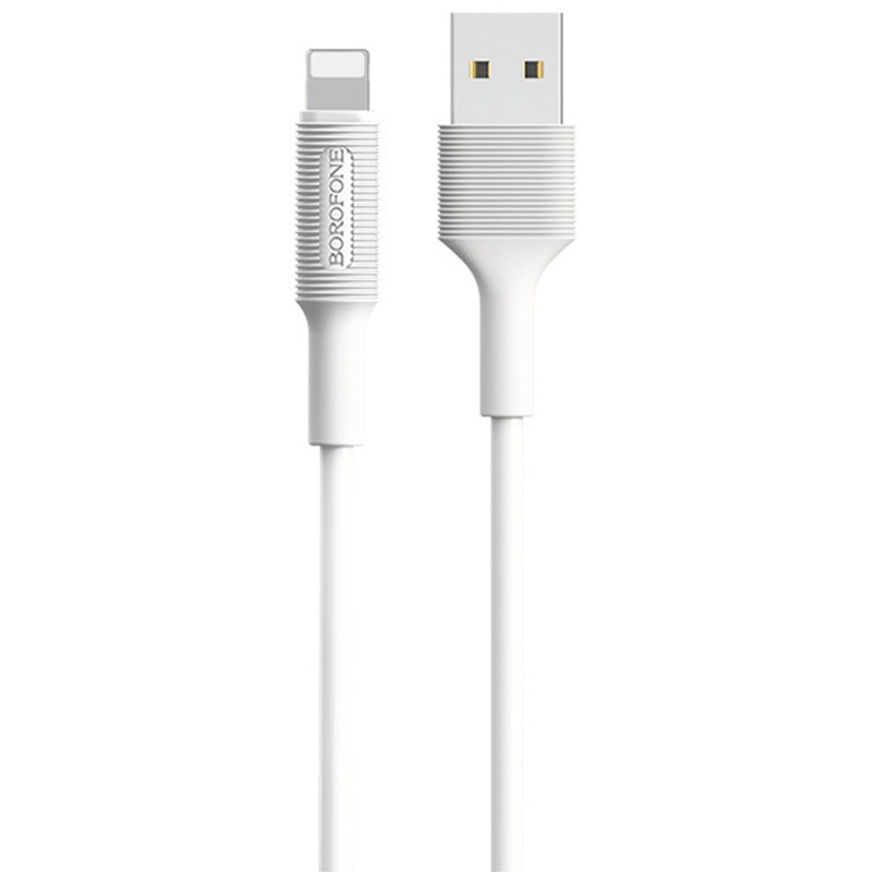 Дата кабель Borofone BX1 EzSync USB to Lightning (1m) (Білий)