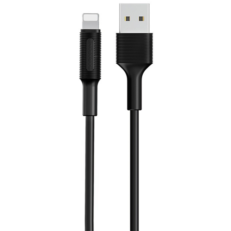 Дата кабель Borofone BX1 EzSync USB to Lightning (1m) (Чорний)