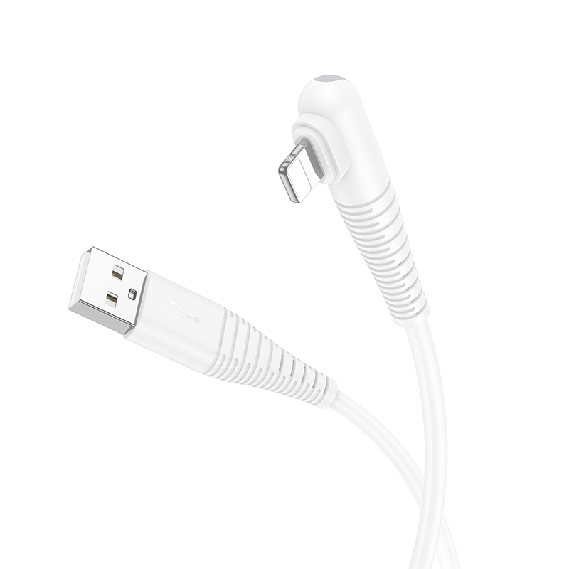 Дата кабель Borofone BX105 Corriente USB to Lightning (1m) (White)