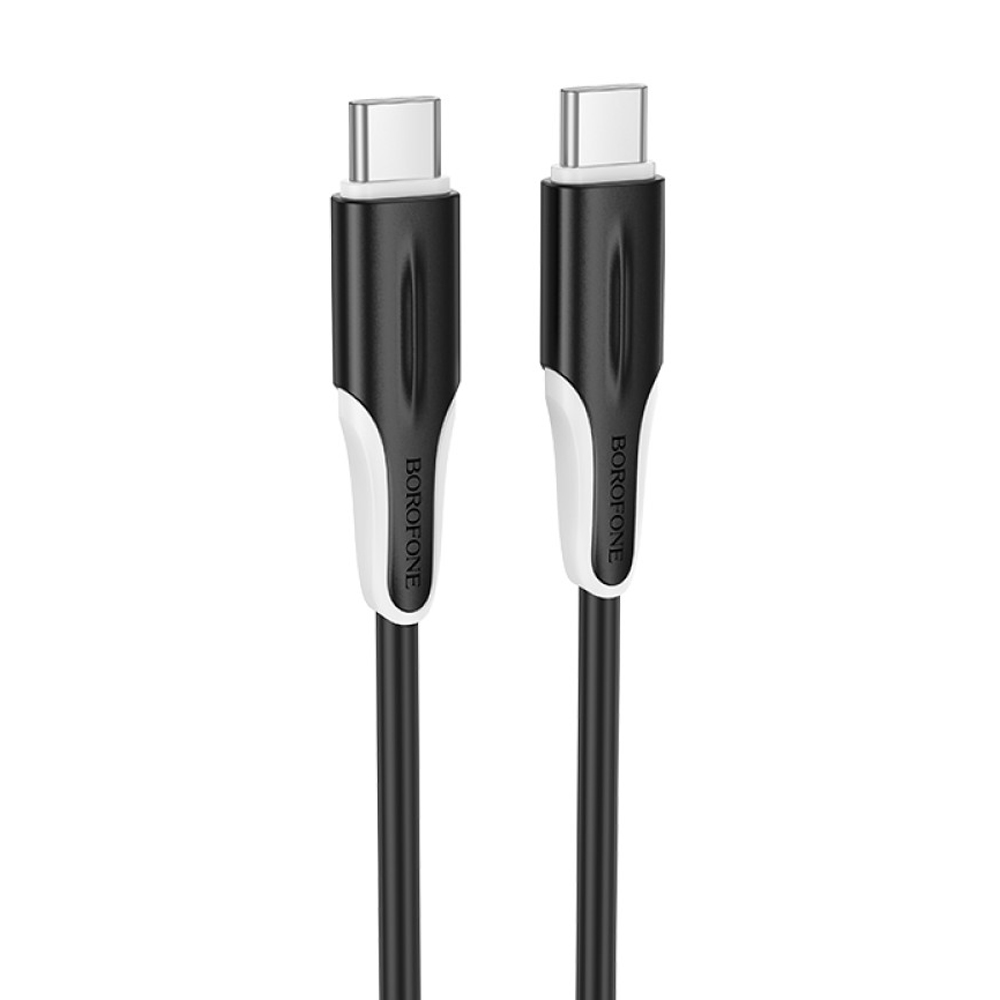Дата кабель Borofone BX119 New Type-C to Type-C 60W (1m) (Black)