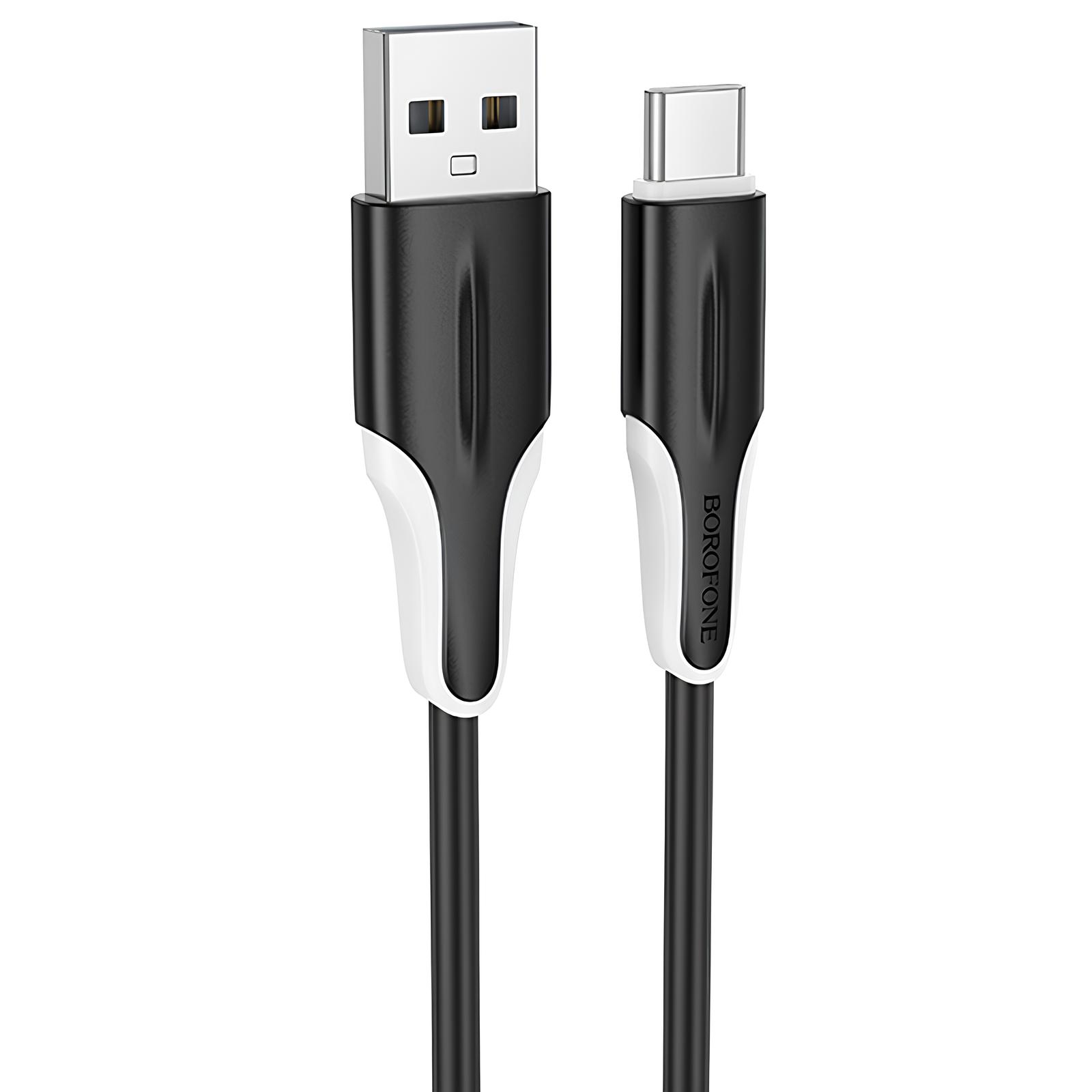 Дата кабель Borofone BX119 New USB to Type-C 3A (1m) (Black)