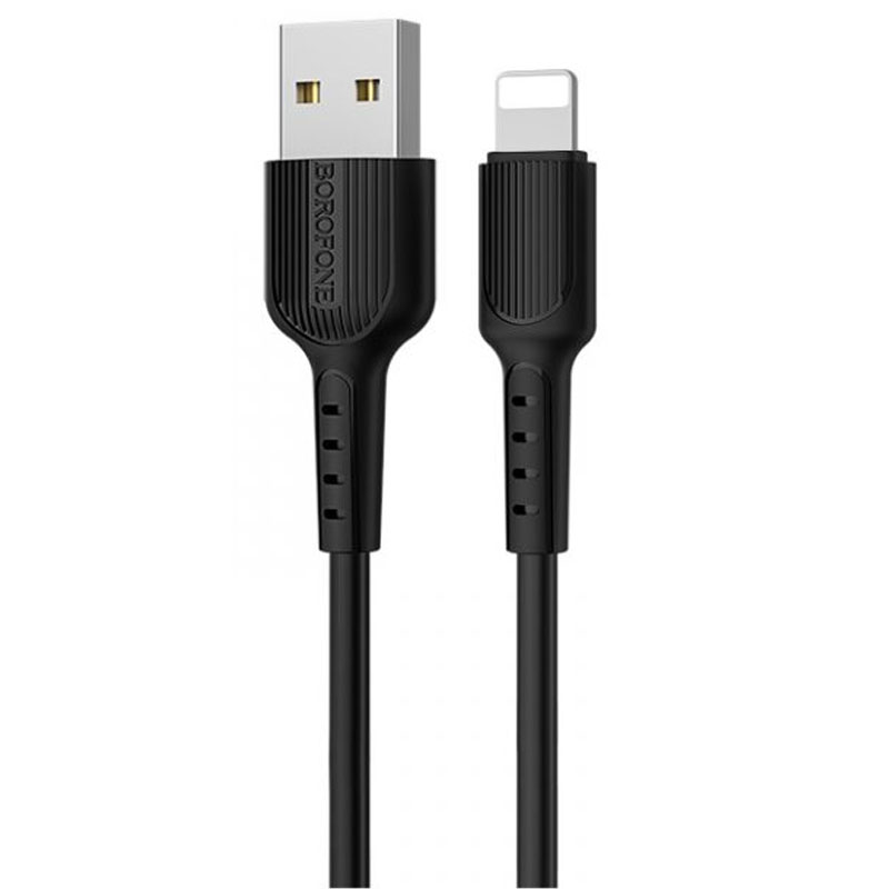 Дата кабель Borofone BX16 USB to Lightning (1m) (Чорний)