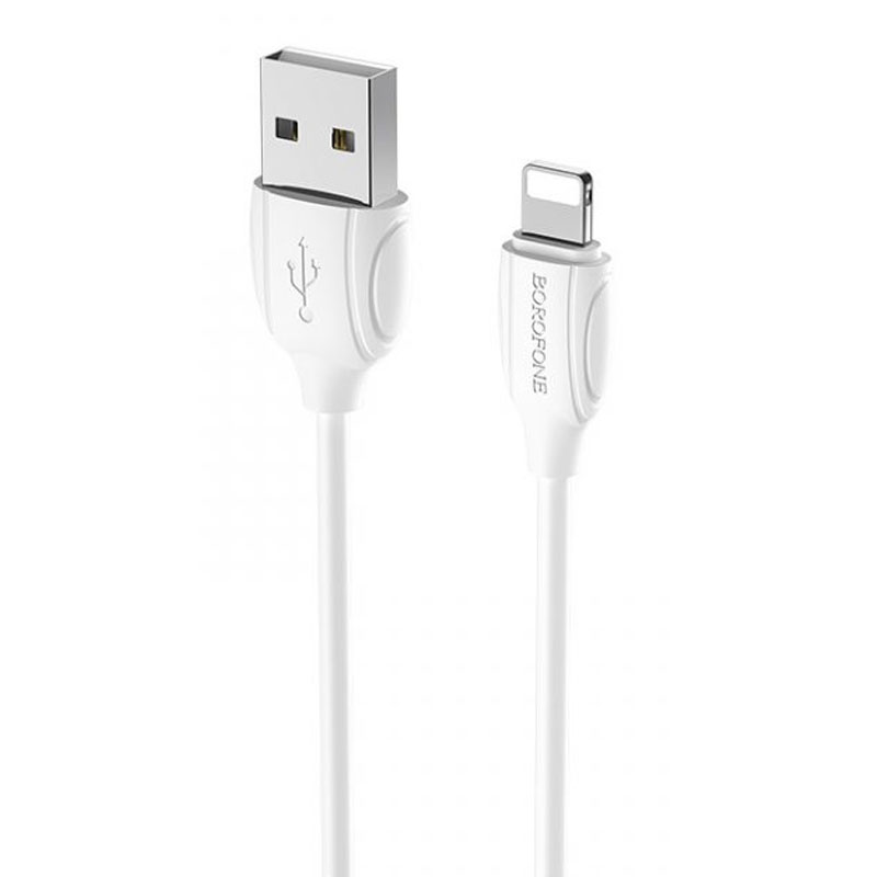 Дата кабель Borofone BX19 USB to Lightning (1m) (Білий)