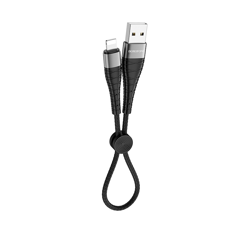 Дата кабель Borofone BX32 Munificent USB to Lightning (0.25m) (Чорний)