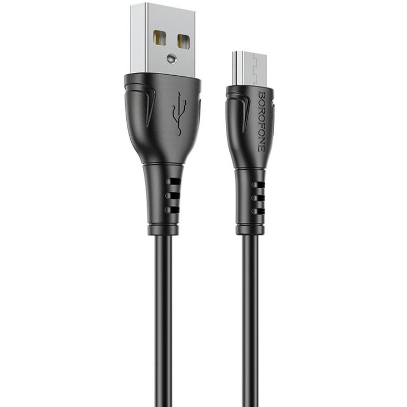 Дата кабель Borofone BX51 Triumph USB to MicroUSB (1m) (Чорний)