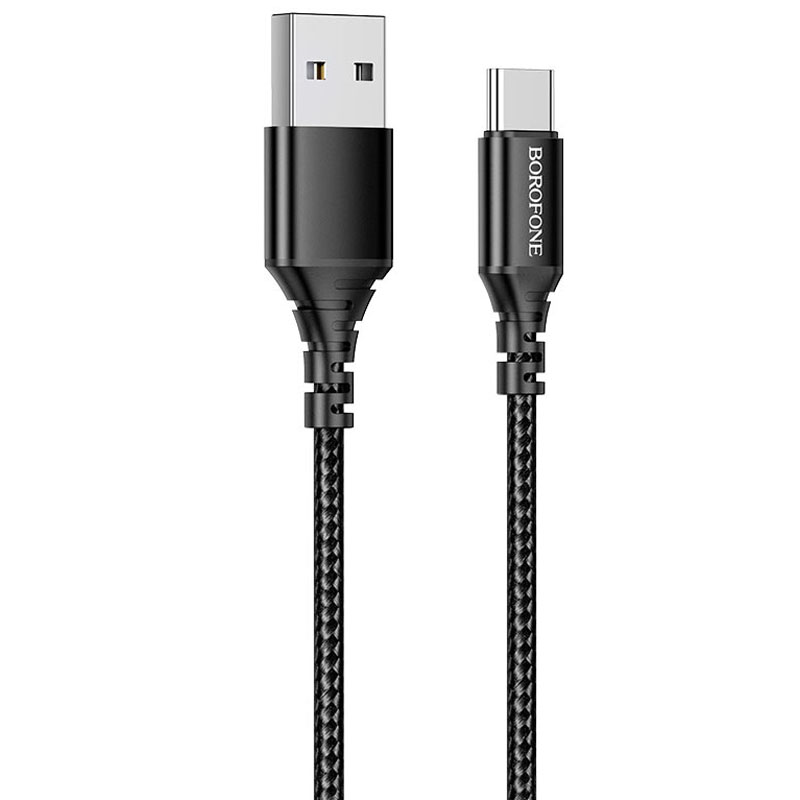 Дата кабель Borofone BX54 Ultra bright USB to Type-C (1m) (Чорний)