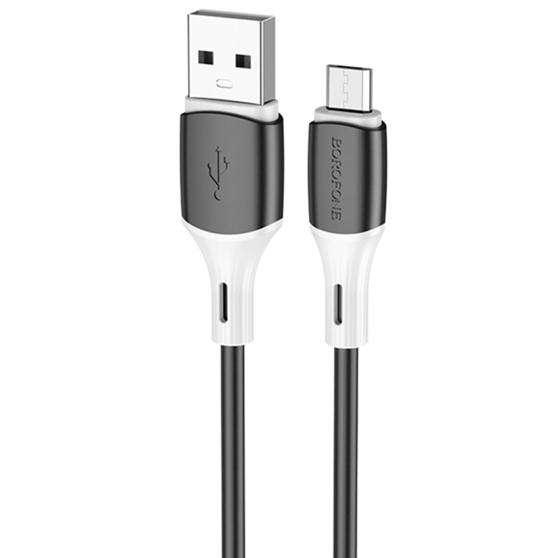 Дата кабель Borofone BX79 USB to MicroUSB (1m) (Чорний)