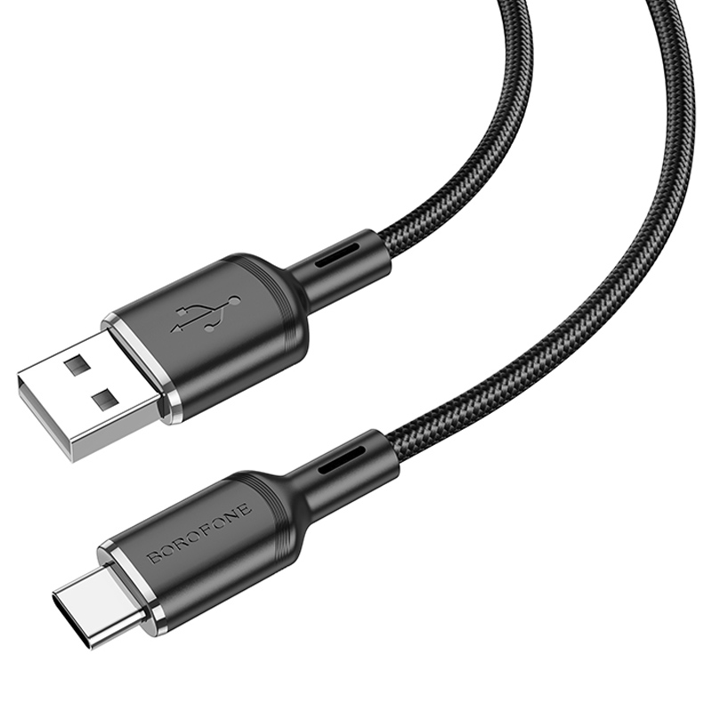 Дата кабель Borofone BX90 Cyber USB to Type-C (1m) (Black)