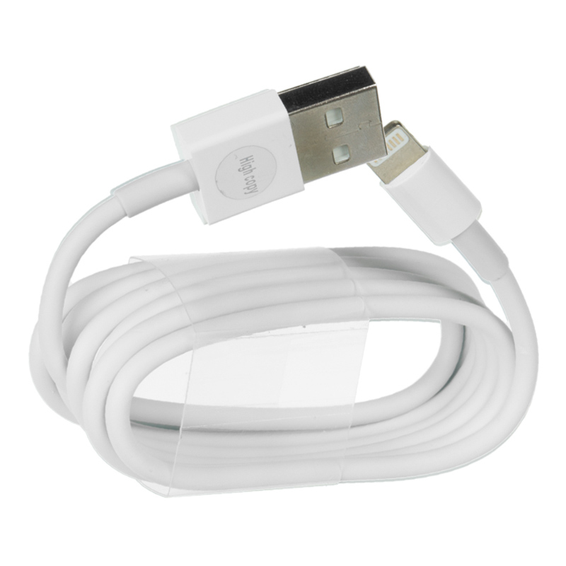 Дата кабель для Apple iPhone USB to Lightning (AAA grade) (1m) (Белый)