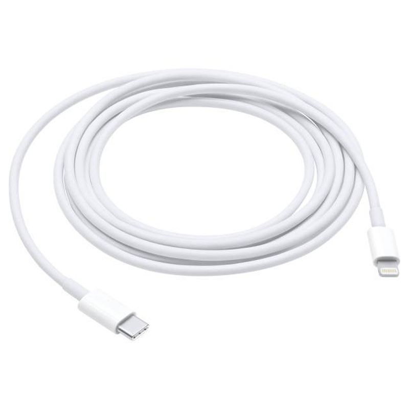 Фото Дата кабель Foxconn для Apple iPhone USB to Lightning (AAA grade) (2m) (box, no logo) Белый в магазине onecase.com.ua