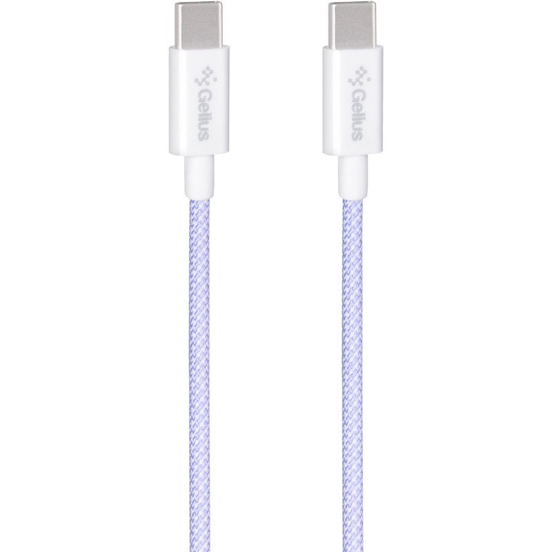 Дата кабель Gelius iCable GP-UCN010 Type-C to Type-C 60W (1.2m) (Violet)