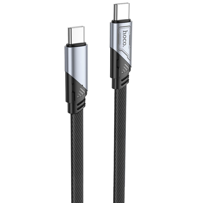 Дата кабель Hoco U119 Machine charging data Type-C to Type-C 60W (1.2m) (Black)