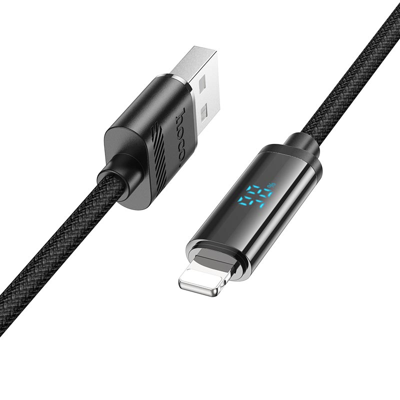 Дата кабель Hoco U127 Power USB to Lightning (1.2m) (Black)