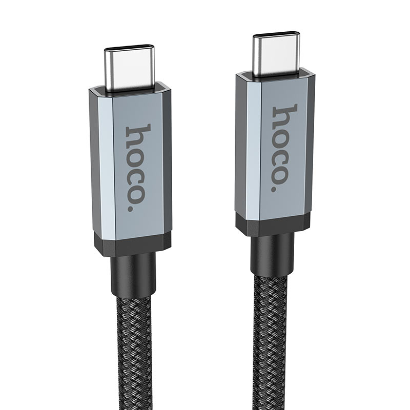 Дата кабель Hoco US06 Type-C to Type-C 100W USB3.2 20Gbps (1m) (Black)