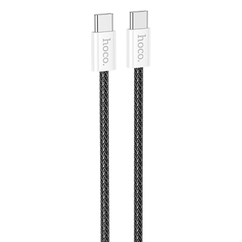 Дата кабель Hoco X104 Source 60W Type-C to Type-C (1m) (Black)