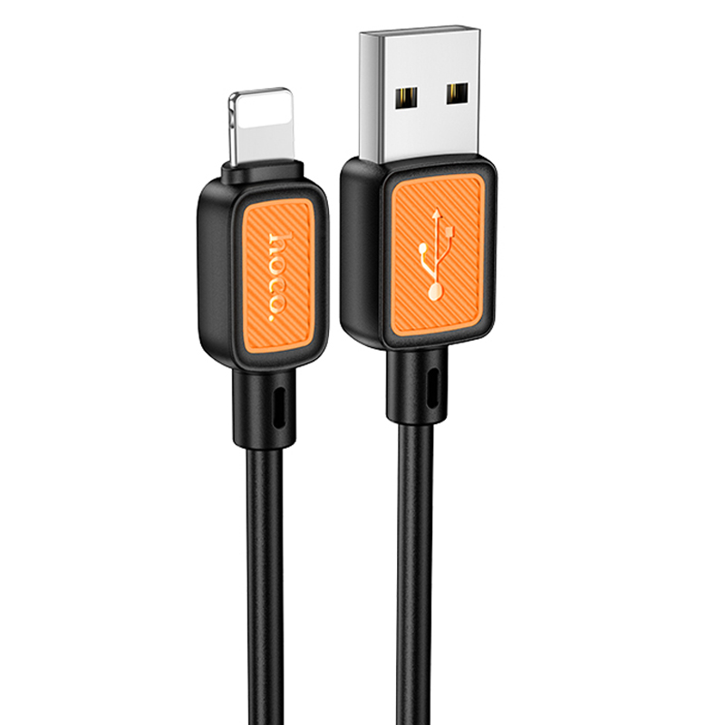 Дата кабель Hoco X108 Benefit USB to Lightning 2.4A (1m) (Black)