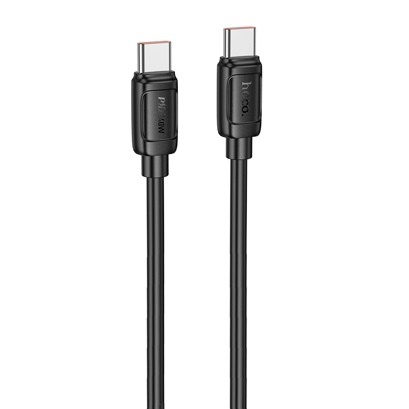 Дата кабель Hoco X115 Surpass Type-C to Type-C 240W (1m) (Black)