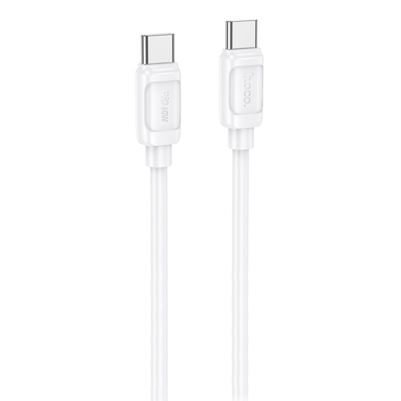 Дата кабель Hoco X115 Surpass Type-C to Type-C 60W (1m) (White)