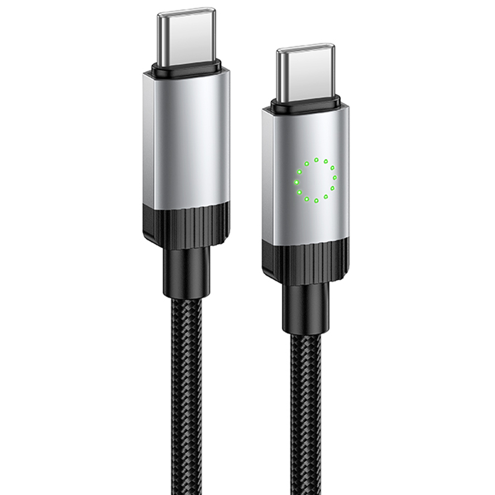 Дата кабель Hoco X117 Star Type-C to Type-C 60W (1m) (Black)