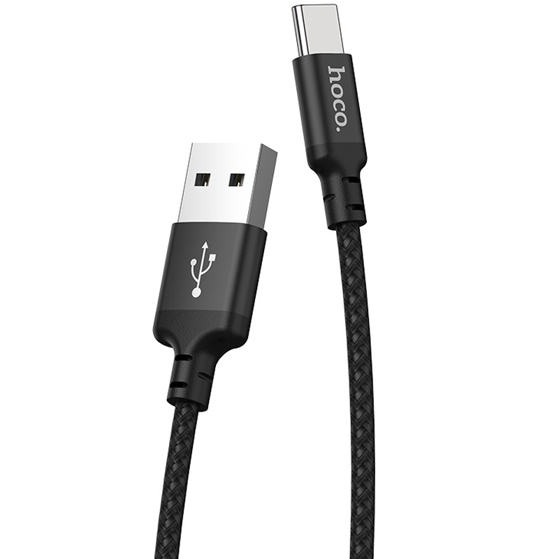 Дата кабель Hoco X14 Times Speed USB to Type-C (2m) (Черный)
