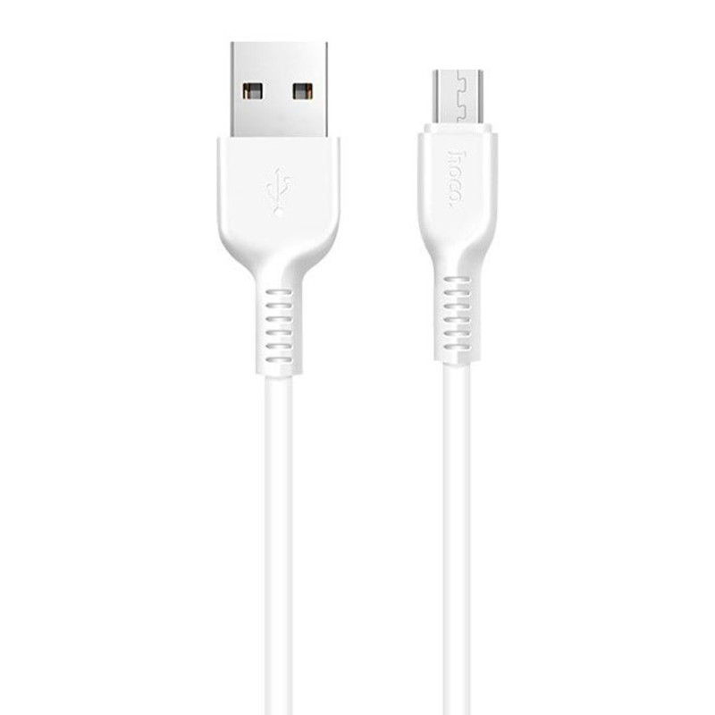  Дата кабель Hoco X20 USB to MicroUSB (2m) (Білий)