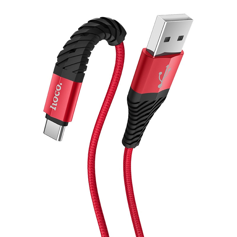 Дата кабель Hoco X38 Cool Type-C (1m) (Красный)