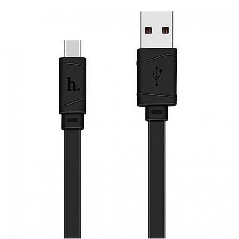 Дата кабель Hoco X5 Bamboo USB to Type-C (100см) (Черный)