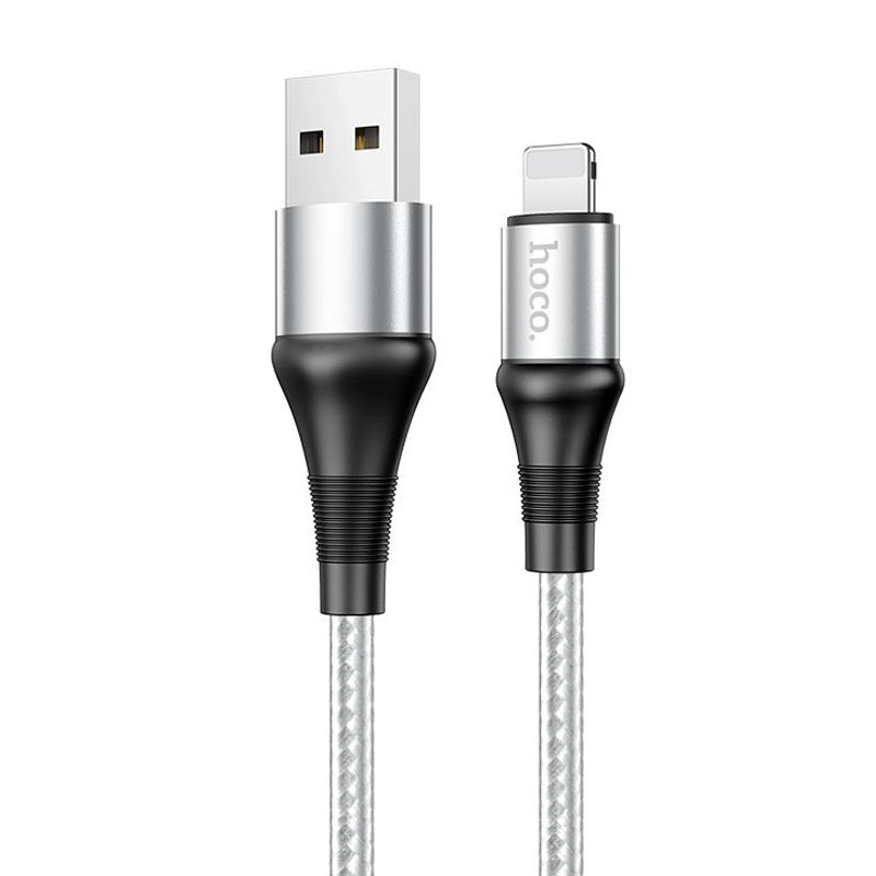 Дата кабель Hoco X50 "Excellent" USB to Lightning (1m) (Сірий)