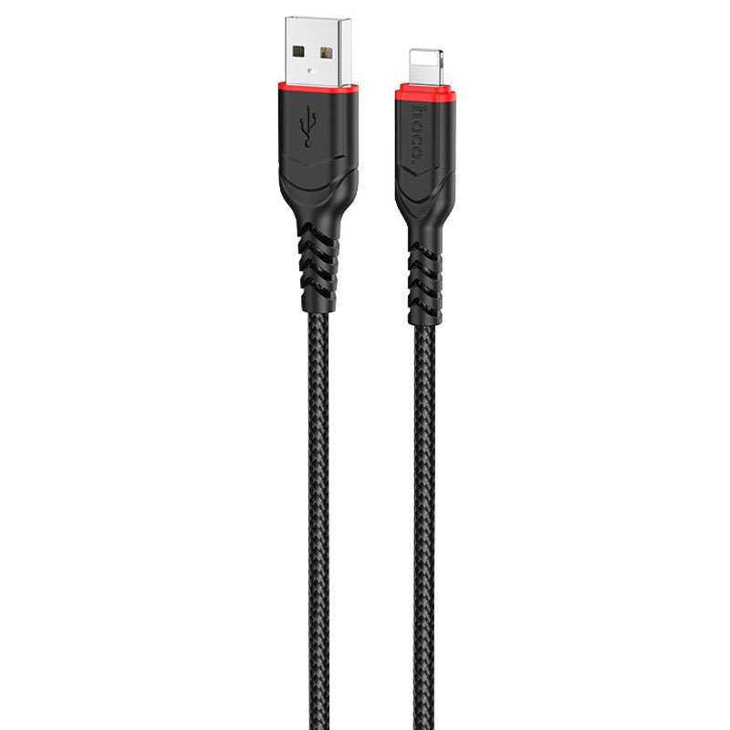 Дата кабель Hoco X59 Victory USB to Lightning (1m) (Чорний)