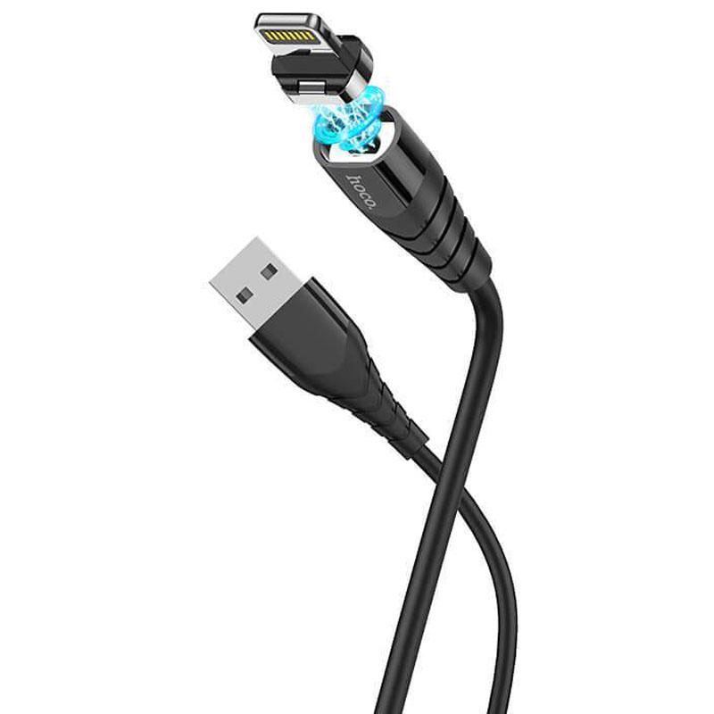 Дата кабель Hoco X63 "Racer" USB to Lightning (1m) (Чорний)
