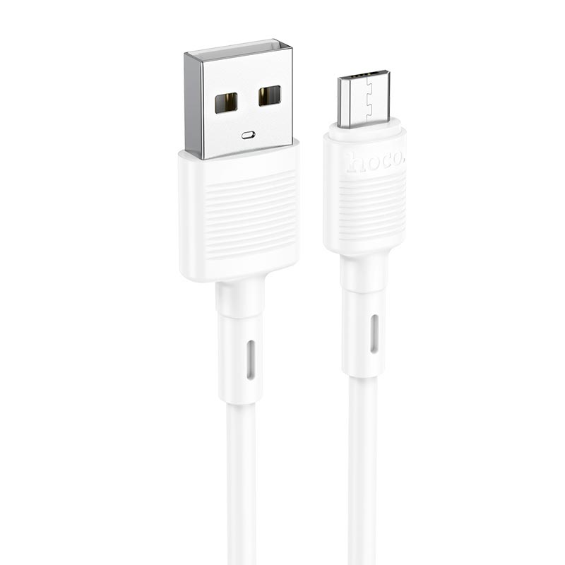 Дата кабель Hoco X83 Victory USB to MicroUSB (1m) (White)