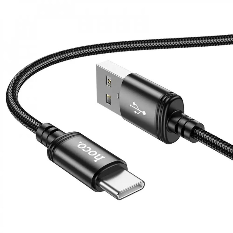 Дата кабель Hoco X89 Wind USB to Type-C (1m) (Black)