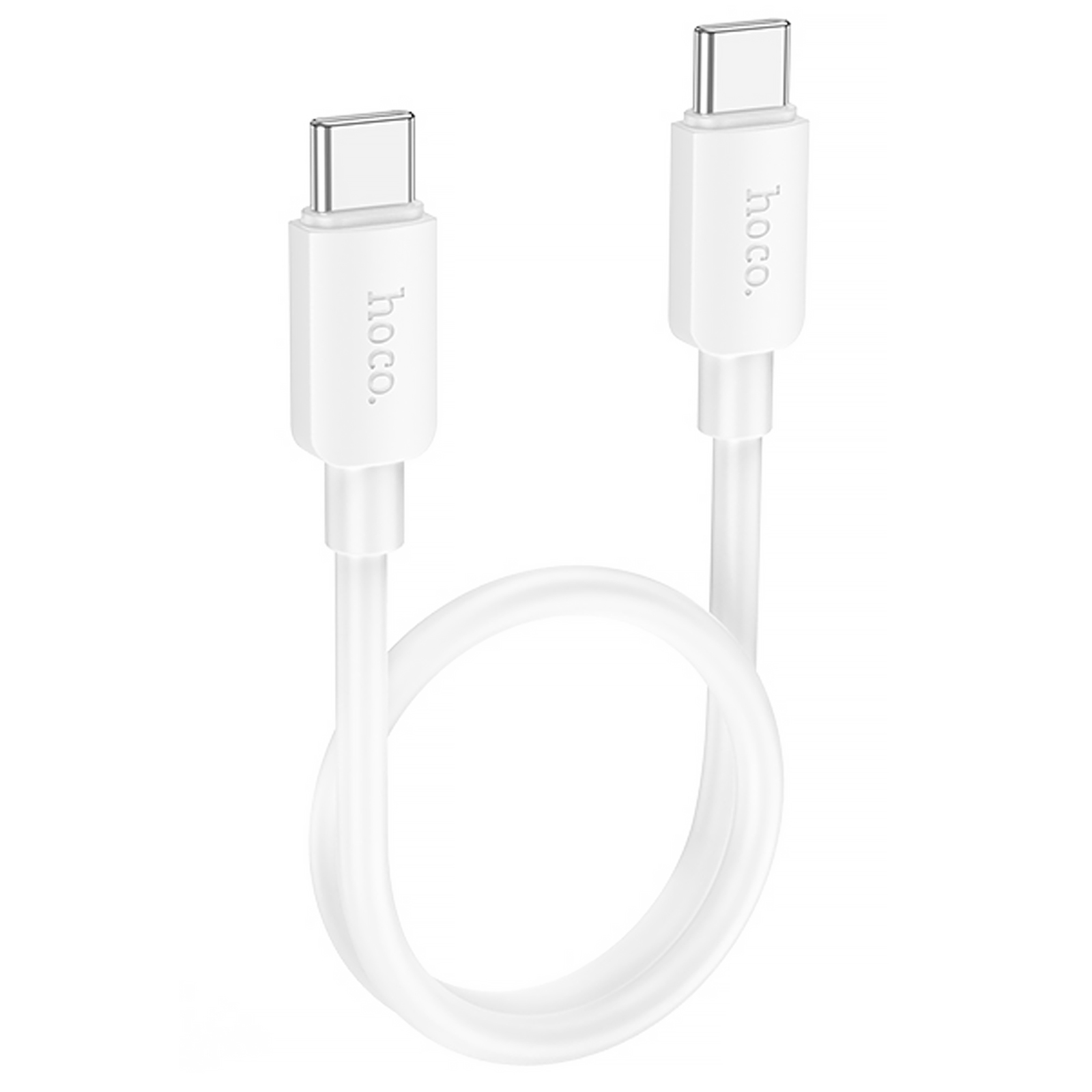 Дата кабель Hoco X96 Hyper Type-C to Type-C 60W (0.25m) (White)