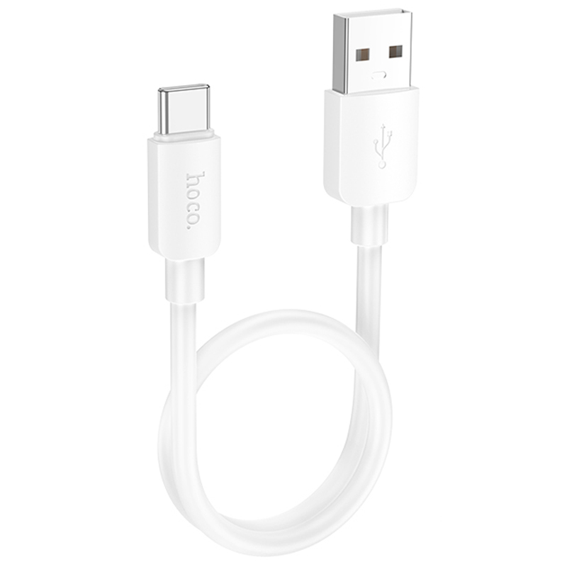 Дата кабель Hoco X96 Hyper USB to Type-C 27W (0.25m) (White)