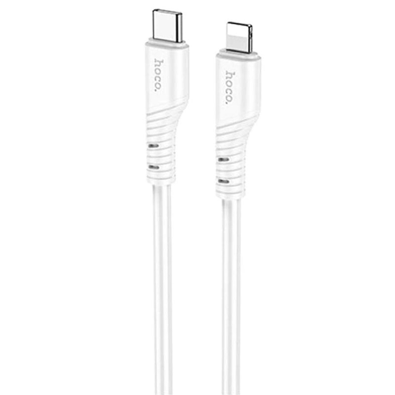 Дата кабель Hoco X97 Crystal color Type-C to Lightning 20W (1m) (White)