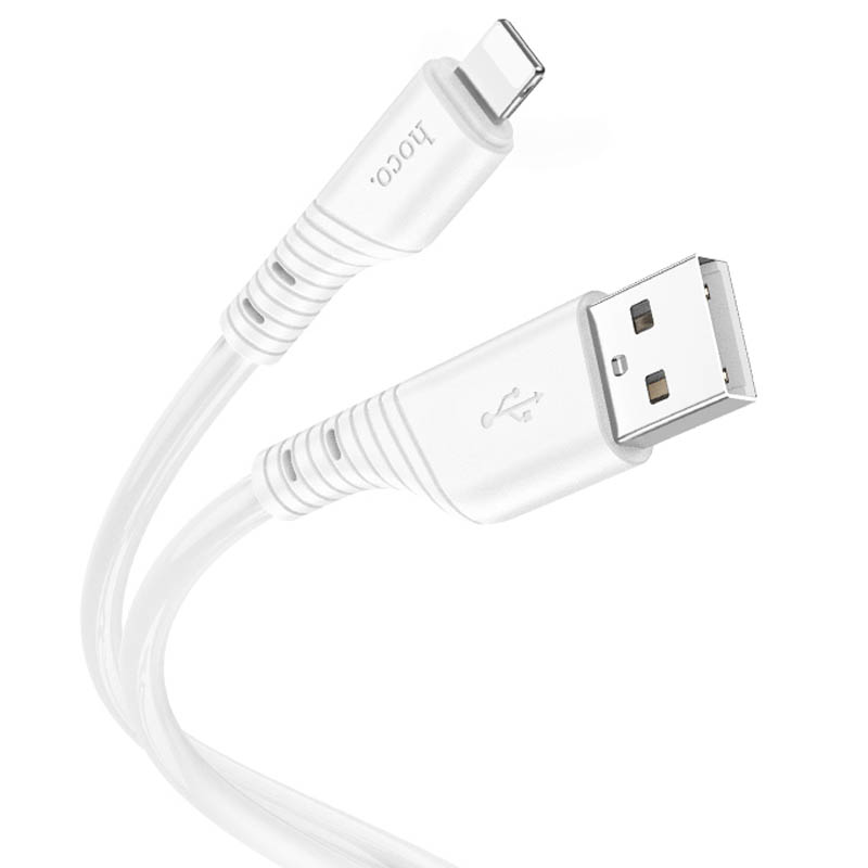 Дата кабель Hoco X97 Crystal color USB to Lightning (1m) (White)