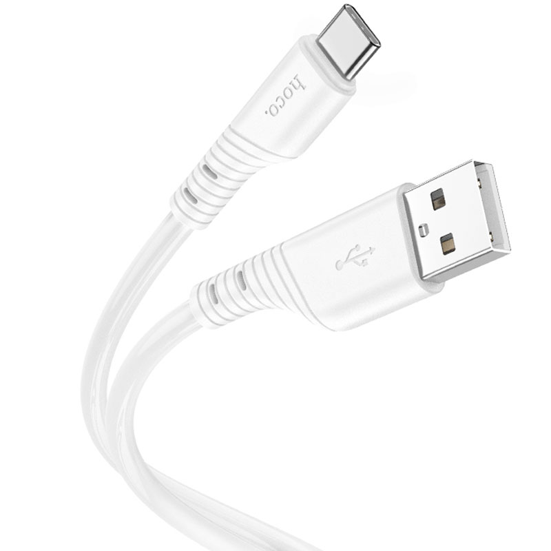 Дата кабель Hoco X97 Crystal color USB to Type-C (1m) (White)