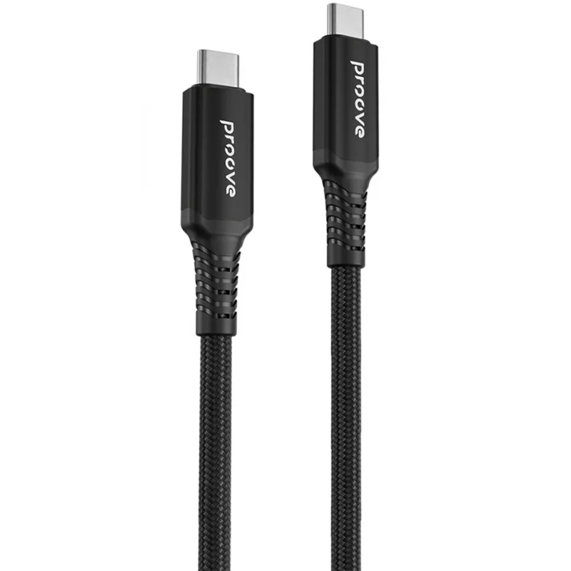 Дата кабель Proove Speed Line Type-C to Type-C USB 240W 4.0 (1m) (Black)
