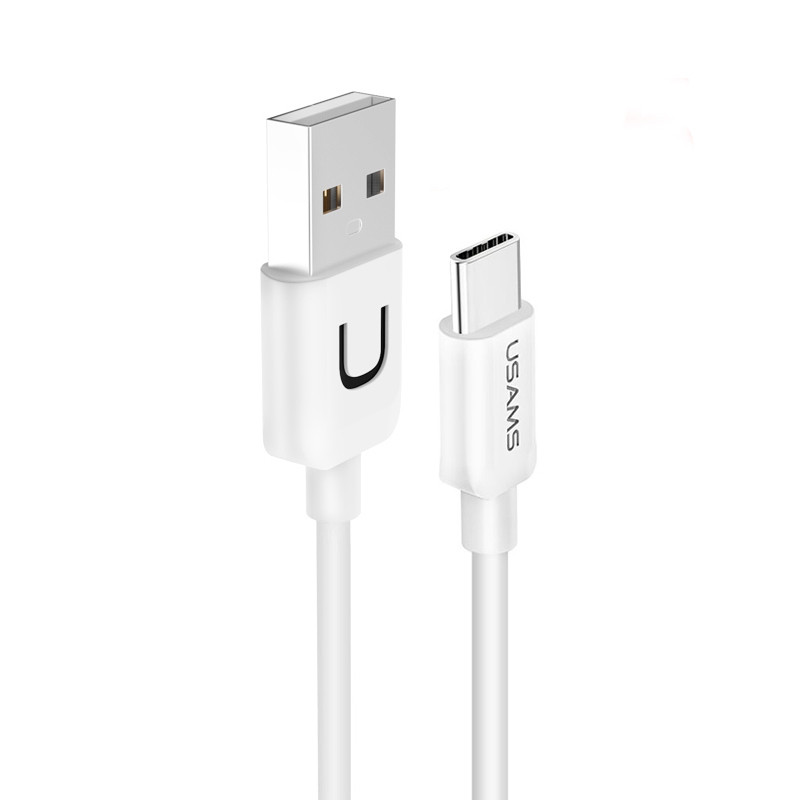 Дата кабель USAMS US-SJ099 USB to Type-C (1m) (Белый)