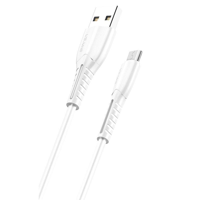 Дата кабель Usams US-SJ365 U35 USB to MicroUSB (1m) (White)