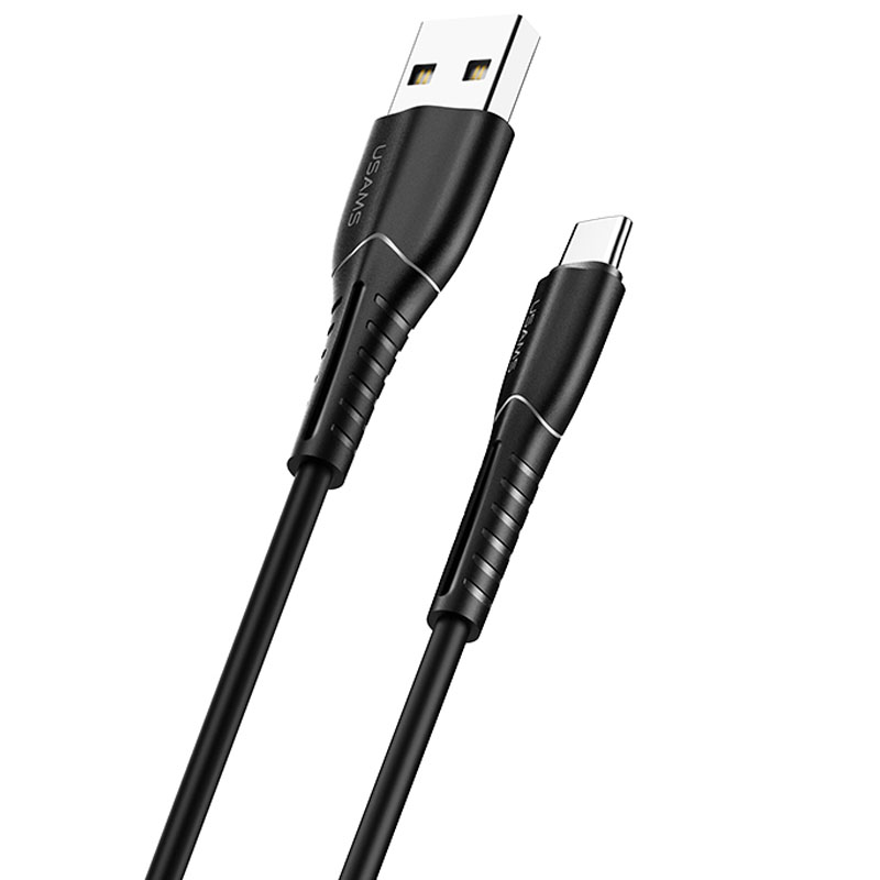 Дата кабель Usams US-SJ366 U35 USB to Type-C (1m) (Black)