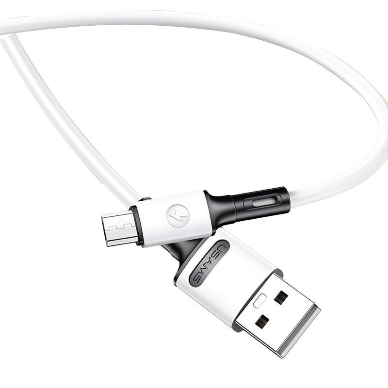 Дата кабель USAMS US-SJ435 U52 USB to MicroUSB (1m) (Білий)