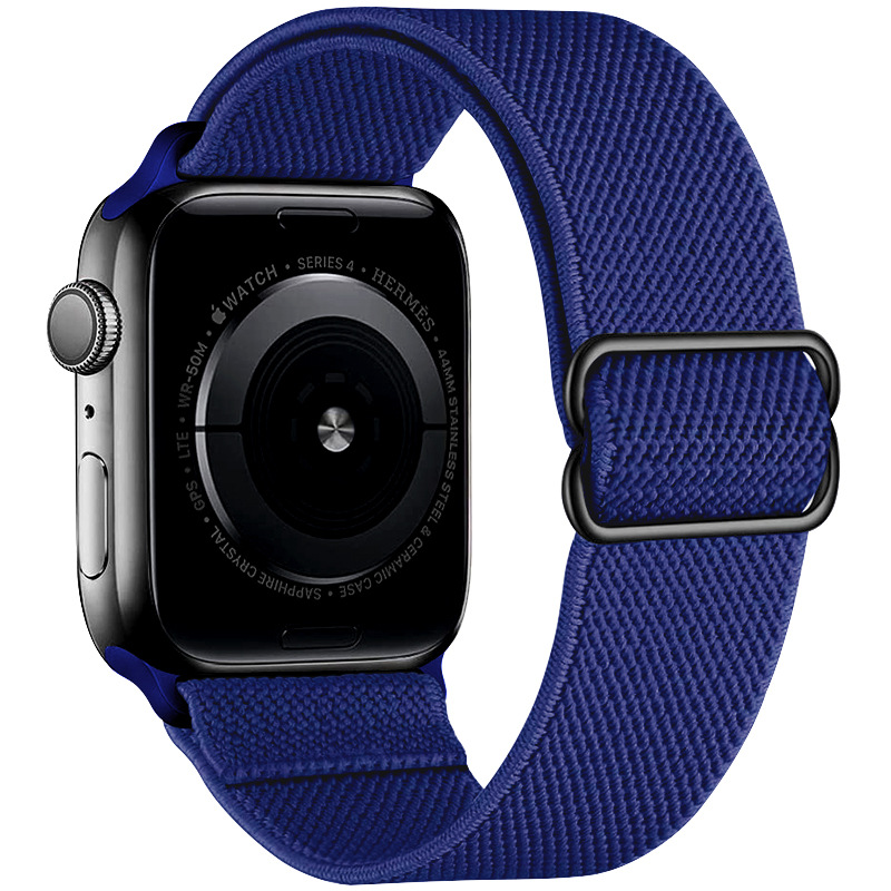 Ремінець тканинний з затяжкою для Apple Watch 38/40mm (Deep Blue)