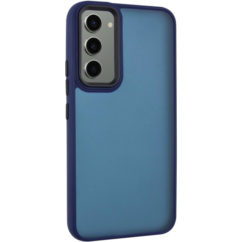 Чохол TPU+PC Lyon Frosted для Samsung Galaxy A55 (Deep Navy)