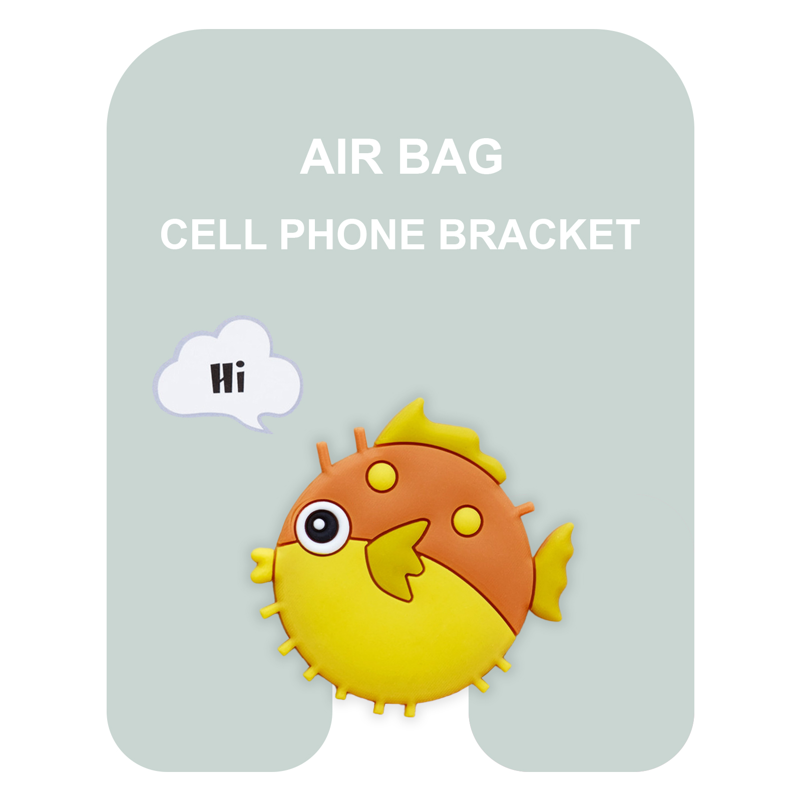 Держатель для телефона Popsocket Air Bag (Fat Fish)