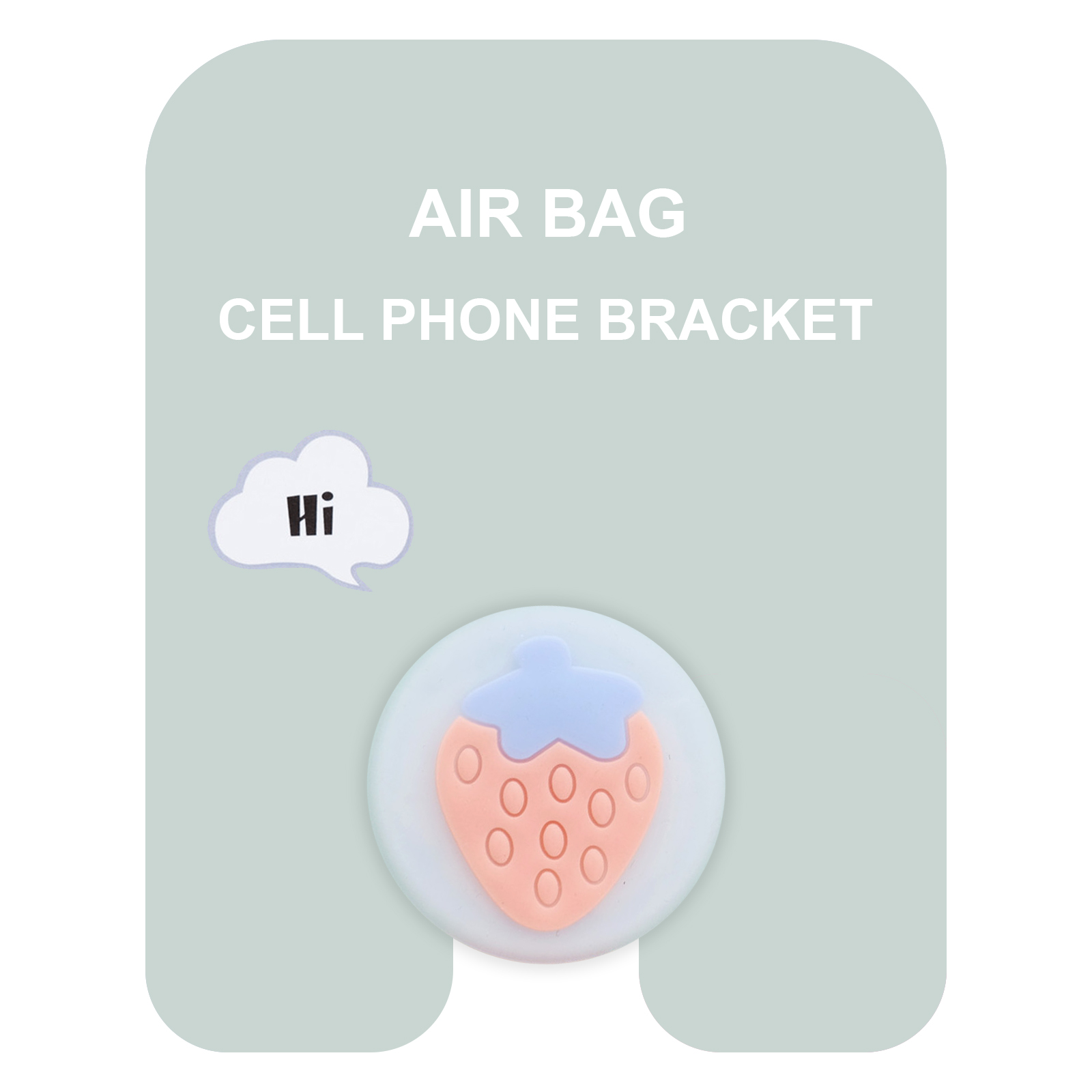 Держатель для телефона Popsocket Air Bag (Orange Berry)