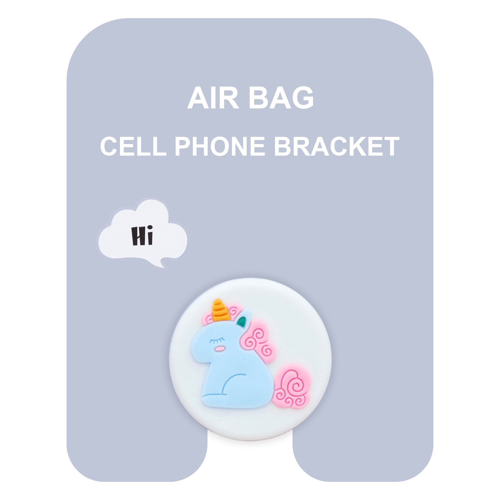 Держатель для телефона Popsocket Air Bag (Unicorn)